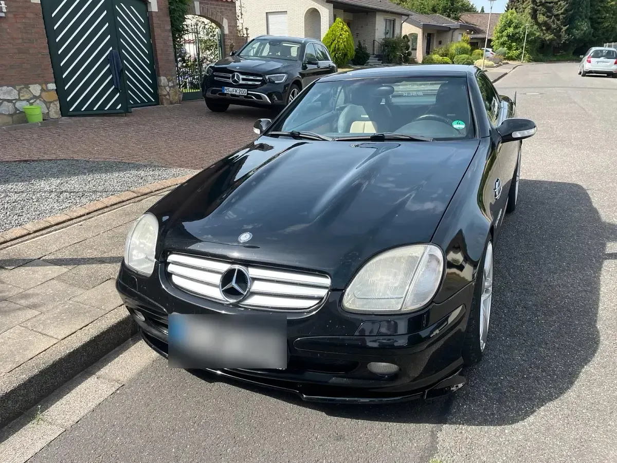 Gebraucht Mercedes SLK200 Edition 168 PS (123 kW) 2003 Schwarz Cabrio