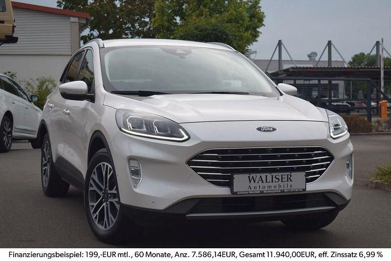 Weiß Gebraucht 2021 Ford Kuga Titanium X SUV | 17.690 € (Fairer Preis) - Bild 1/4