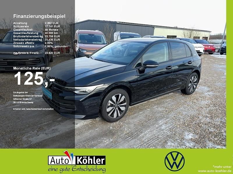 Grenadillschwarz Gebraucht 2025 VW Golf VIII Goal | 23.820 € (Superpreis) - Bild 1/3