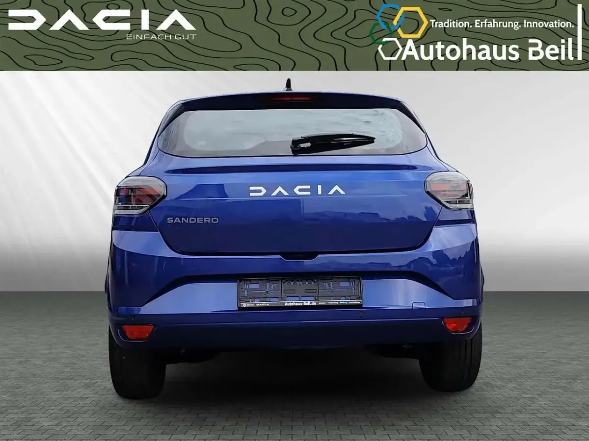 Neu Dacia Sandero Expression 122 PS (89 kW) 2026 Ironblau Limousine