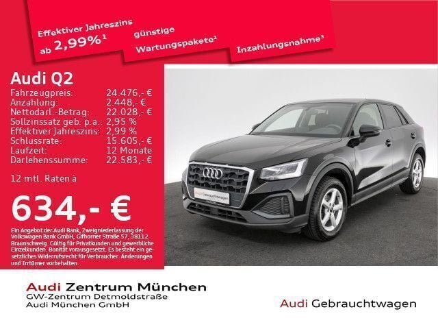 Brillantschwarz Gebraucht 2022 Audi Q2 Comfort SUV | 24.476 € (Fairer Preis) - Bild 1/2