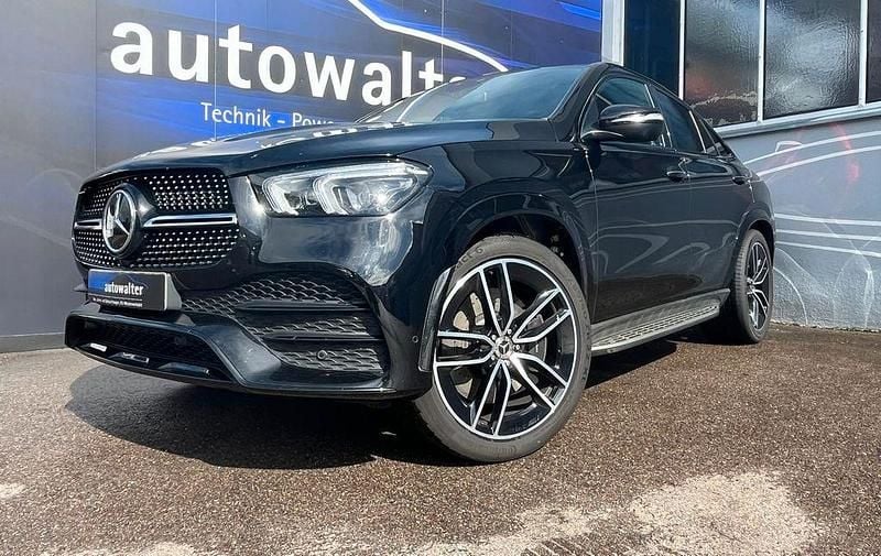 Schwarz Gebraucht 2023 Mercedes GLE400 AMG line Coupé | 64.900 € (Superpreis) - Bild 1/4