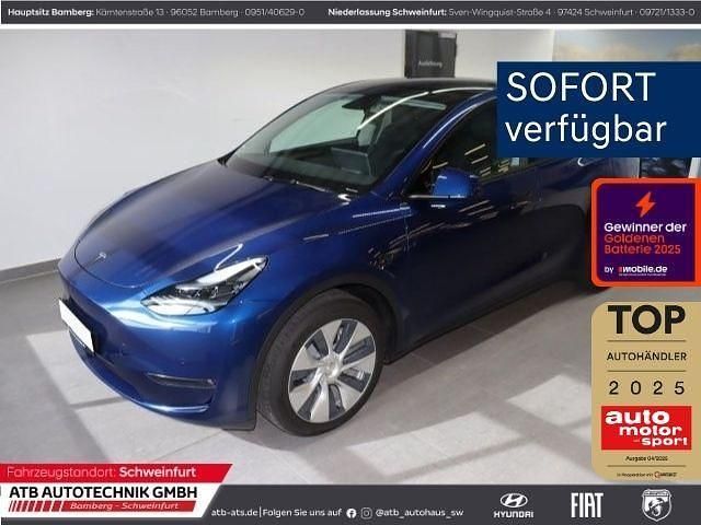 Blau Gebraucht 2022 Tesla Model Y Long Range AWD SUV | 39.990 € (Fairer Preis) - Bild 1/4