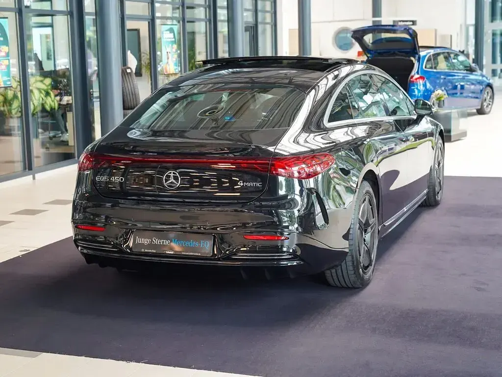Gebraucht Mercedes EQS450+ AMG line 264 kW (360 PS) 2024 Obsidianschwarz Limousine