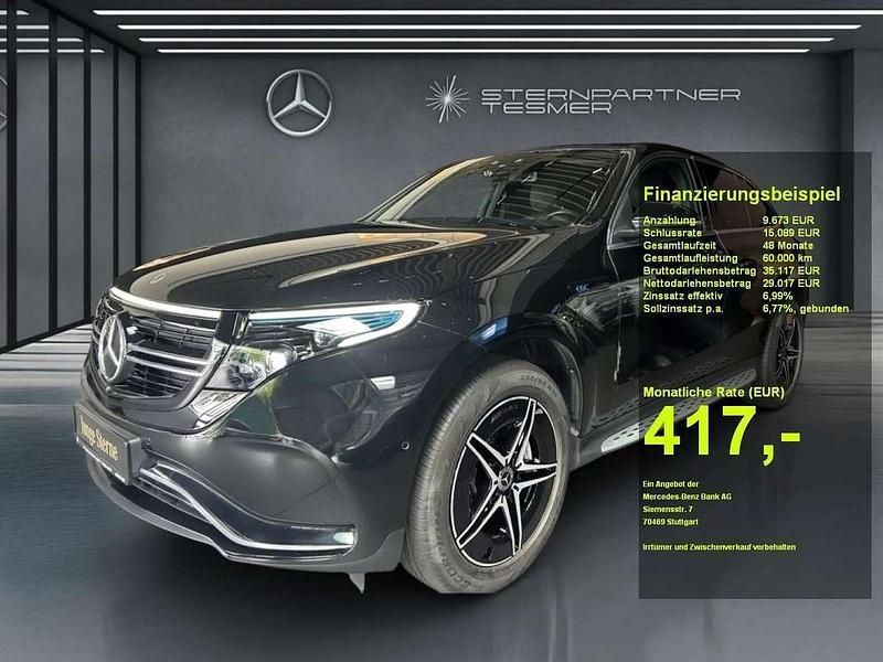 Schwarz Gebraucht 2021 Mercedes EQC400 AMG SUV | 38.090 € (Fairer Preis) - Bild 1/3