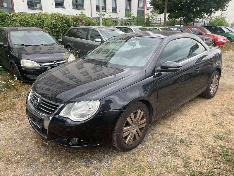 Schwarz Gebraucht 2009 VW Eos Cabrio | 1.950 € (Superpreis) - Bild 1/4