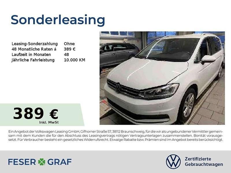 Weiß Gebraucht 2024 VW Touran Highline Van / Kleinbus | 28.401 € (Fairer Preis) - Bild 1/2