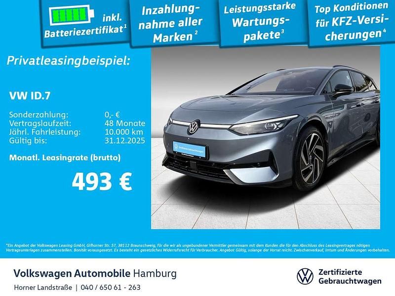 Gebraucht VW ID.7 Pro 210 kW (286 PS) 2025 Stonewashed blue metallic Kombi