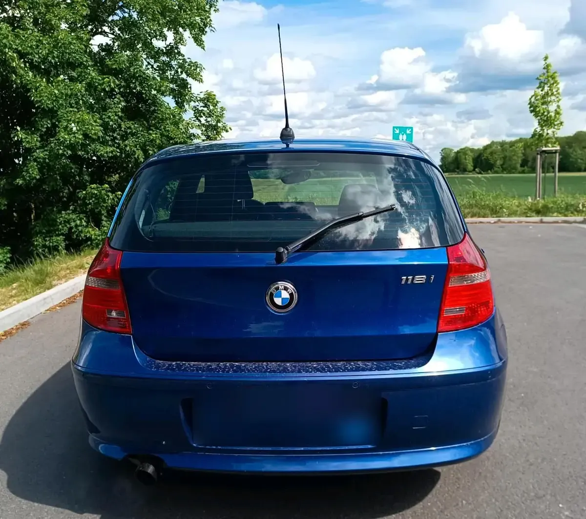 Gebraucht BMW 118 143 PS (105 kW) 2007 Blau Kleinwagen