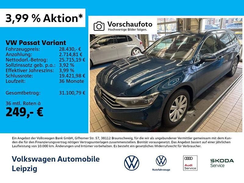 Blau Gebraucht 2023 VW Passat Business Kombi | 28.430 € (Etwas zu teuer) - Bild 1/3