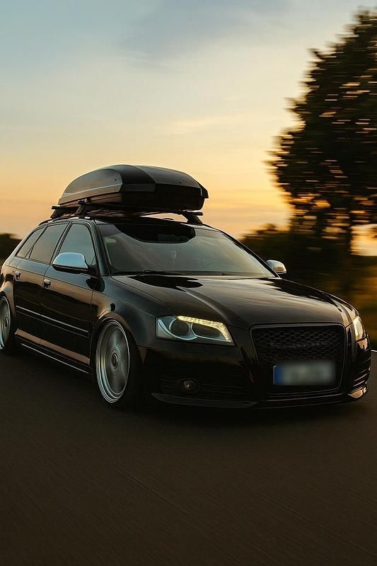 Schwarz Gebraucht 2008 Audi A3 S-Line Limousine | 10.000 € - Bild 1/4