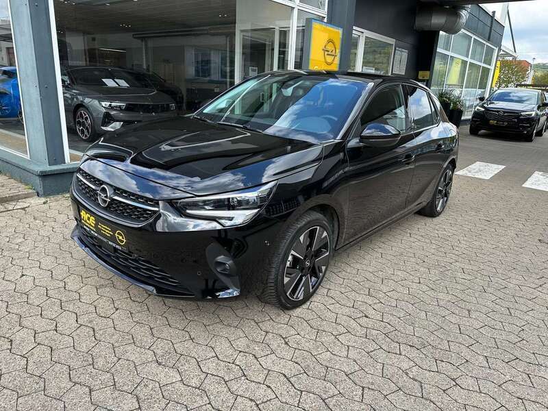 Diamant schwarz Gebraucht 2020 Opel Corsa-e Elegance Kleinwagen | 19.900 € (Teuer) - Bild 1/4