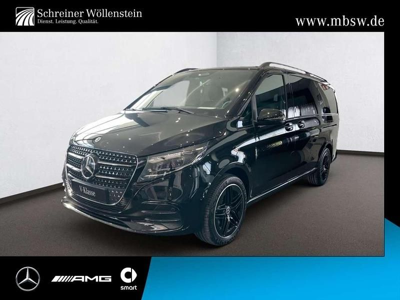 Obsidianschwarz metallic Gebraucht 2025 Mercedes V300 Avantgarde Van / Kleinbus | 89.131 € (Superpreis) - Bild 1/4
