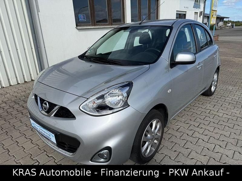 Gebraucht Nissan Micra Acenta 80 PS (58 kW) 2015 Silber Kleinwagen