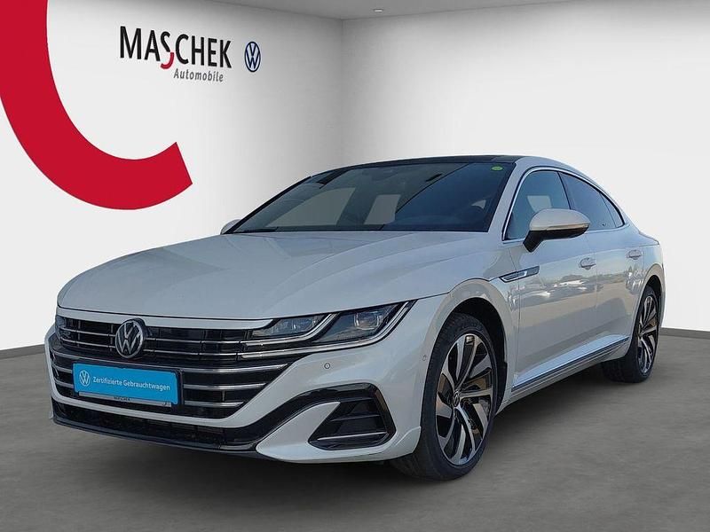 Oryxweiss Gebraucht 2022 VW Arteon R-line Coupé | 30.240 € (Fairer Preis) - Bild 1/4