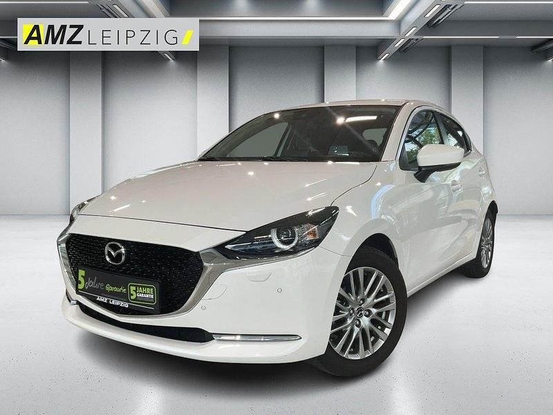 Snowflake white pearl Gebraucht 2022 Mazda 2 Sports-Line Kleinwagen | 17.490 € (Fairer Preis) - Bild 1/4