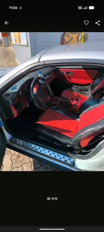 Gebraucht Mercedes SLK230 193 PS (141 kW) 1996 Silber Cabrio