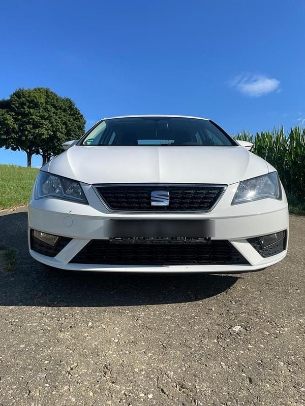 Usata Seat Leon 115 CV (84 kW) 2017 Bianco Berlina