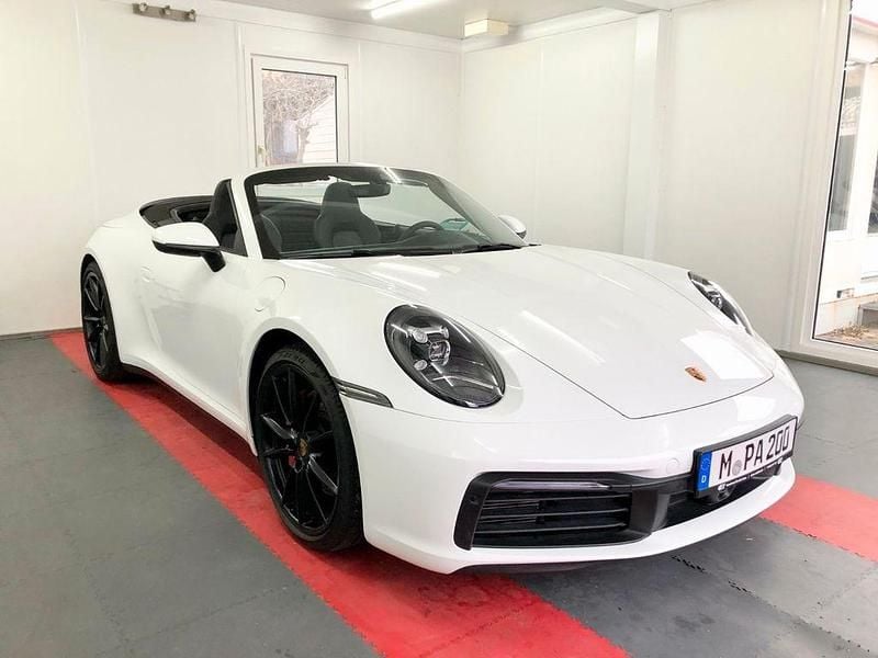 Weiß Gebraucht 2021 Porsche 911 Carrera S Cabriolet Cabrio | 129.500 € (Superpreis) - Bild 1/4