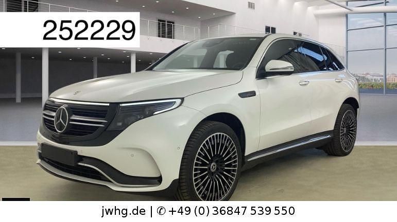 Opalithweiss (metallic) Gebraucht 2022 Mercedes EQC400 AMG SUV | 37.950 € (Guter Preis) - Bild 1/4