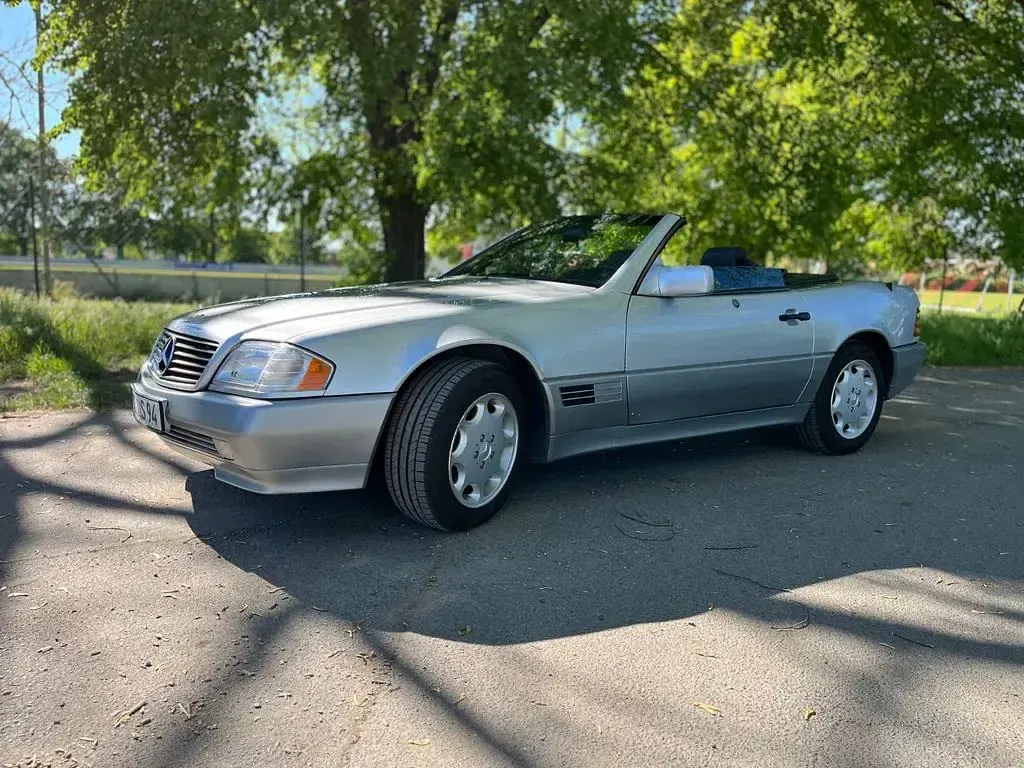 Gebraucht Mercedes SL320 231 PS (169 kW) 1994 Silber Cabrio