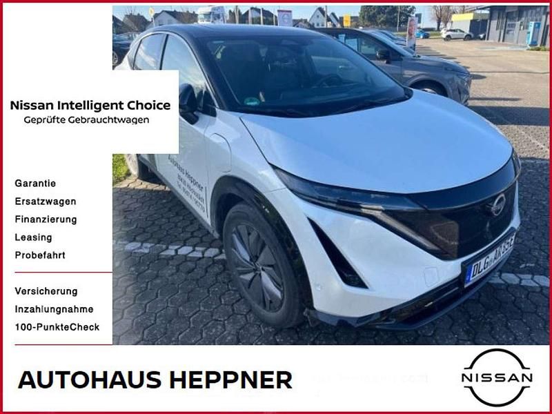 Pearl white/pearl black Gebraucht 2023 Nissan Ariya Evolve SUV | 36.800 € (Guter Preis) - Bild 1/4