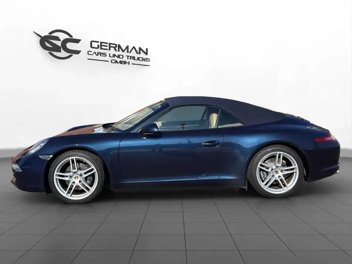 Gebraucht Porsche 911 349 PS (256 kW) 2015 Dunkelblaumetallic Cabrio