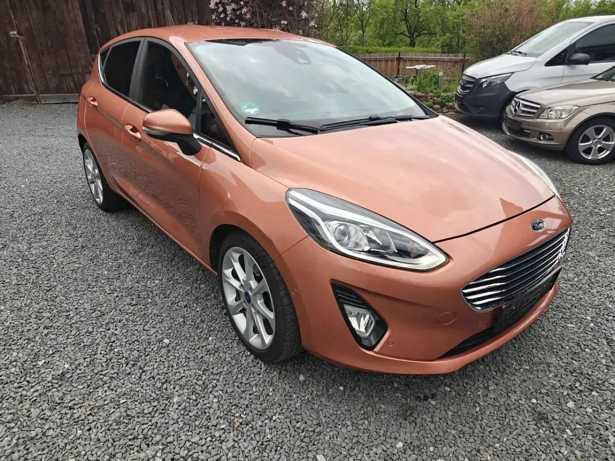 Brugt Ford Fiesta Titanium 125 HK (91 kW) 2017 Brun Hatchback