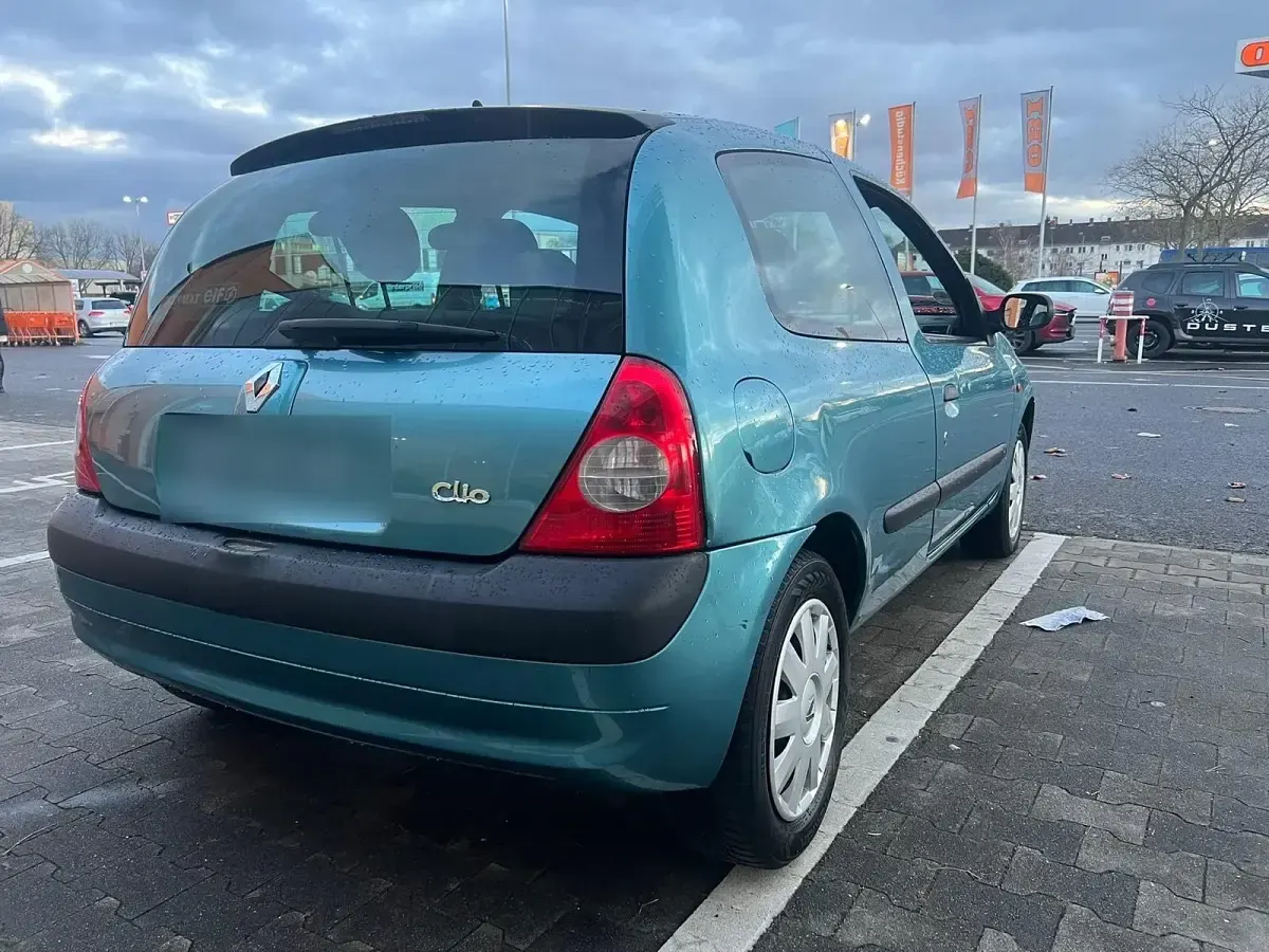 Gebraucht Renault Clio 2002 Blau Kleinwagen