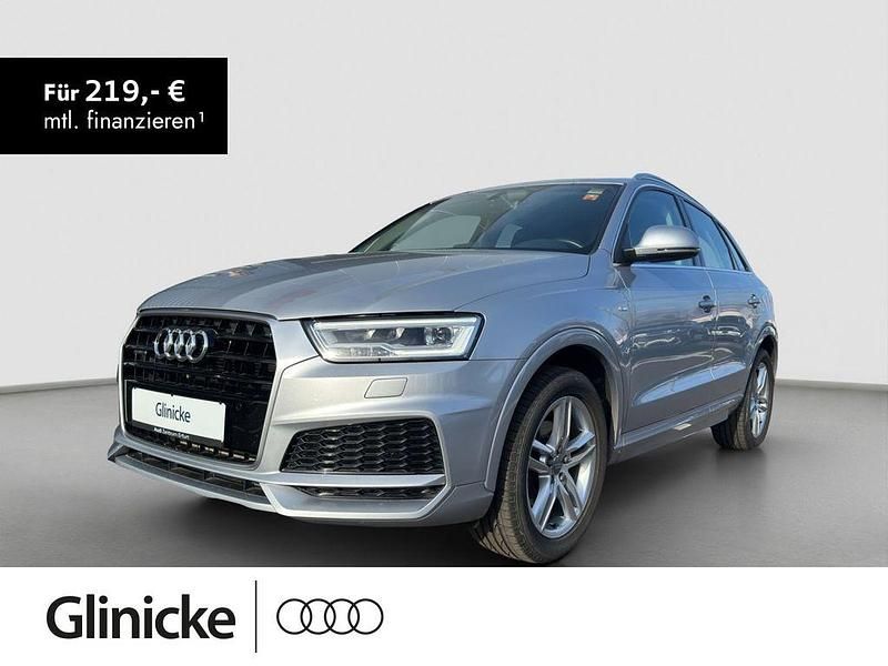 Silber Gebraucht 2018 Audi Q3 Design SUV | 21.480 € (Fairer Preis) - Bild 1/3
