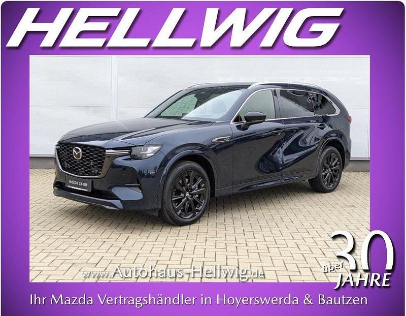 Deep crystal blue metallic Neu 2025 Mazda CX-80 Homura-Line SUV | 60.180 € (Fairer Preis) - Bild 1/4