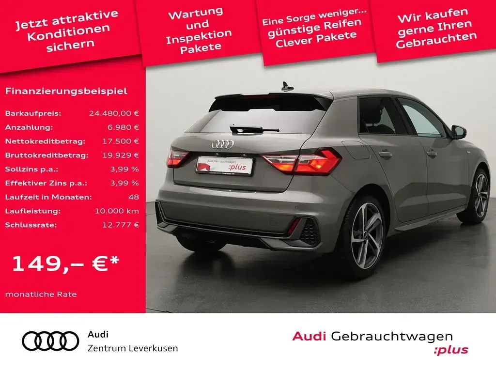 Gebraucht Audi A1 Sportback S-Line 95 PS (69 kW) 2025 Chronosgrau metallic Kleinwagen