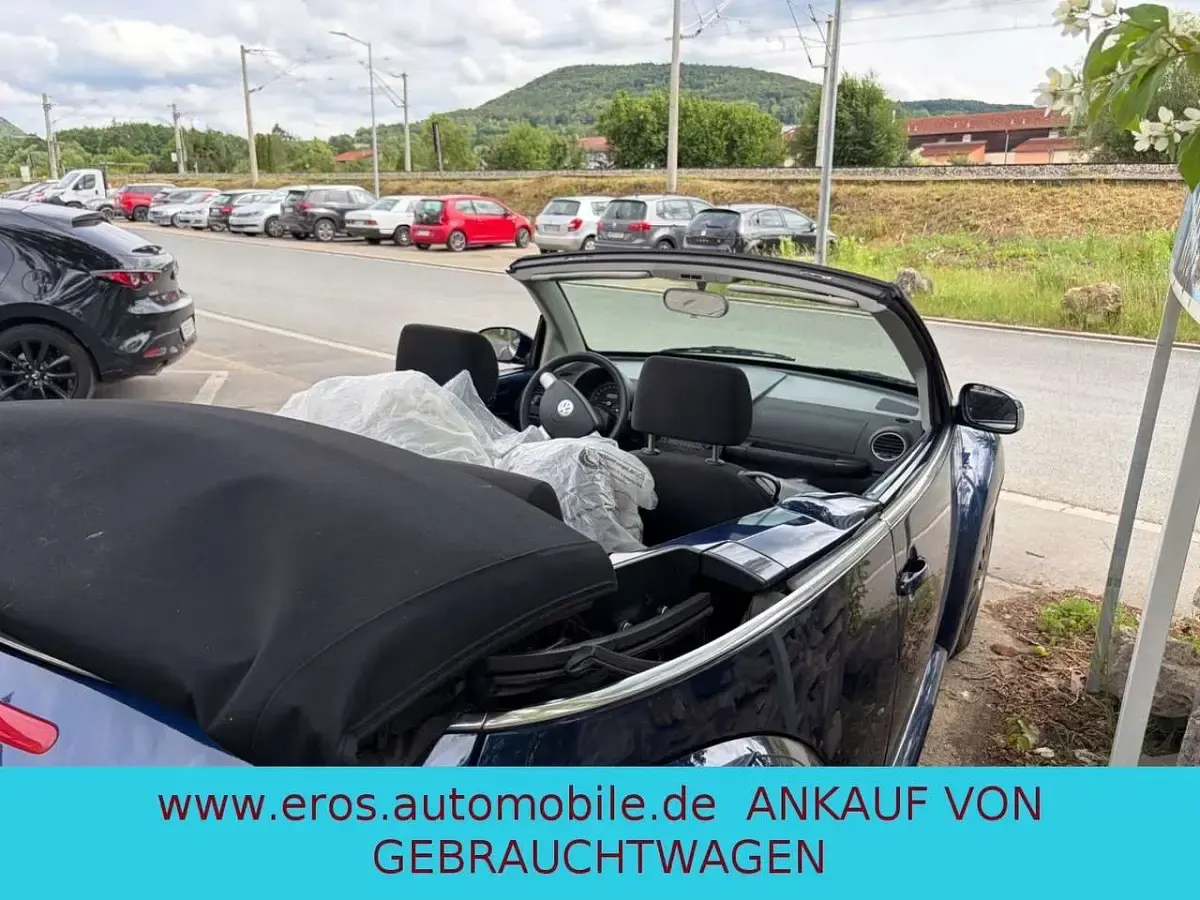 Gebraucht VW New Beetle Cabriolet 102 PS (75 kW) 2007 Blau Cabrio