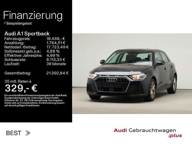 Firmamentblau metallic Gebraucht 2021 Audi A1 Advanced Plus Kleinwagen | 19.488 € (Fairer Preis) - Bild 1/4