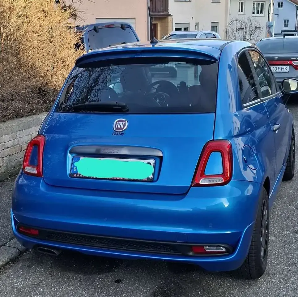 Gebraucht Fiat 500S S 105 PS (77 kW) 2016 Blau Kleinwagen