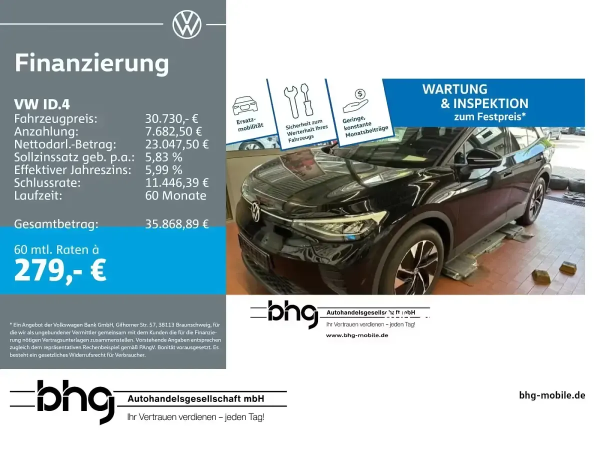 Gebraucht VW ID.4 Pure 125 kW (170 PS) 2024 SUV