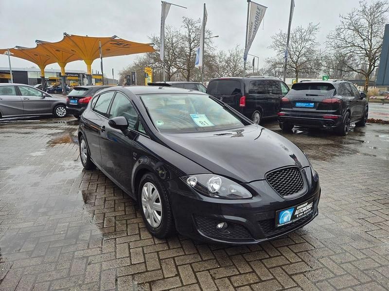 Gebraucht Seat Leon Reference 125 PS (91 kW) 2011 Schwarz Kleinwagen