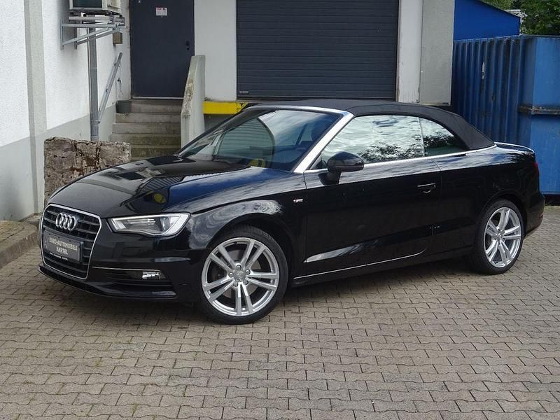 Schwarz Gebraucht 2016 Audi A3 Cabriolet S-Line Cabrio | 11.999 € (Etwas zu teuer) - Bild 1/4
