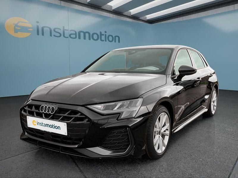 Schwarz Gebraucht 2024 Audi A3 Sportback Kleinwagen | 33.249 € (Guter Preis) - Bild 1/4