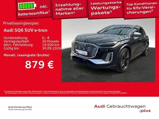 Gebraucht Audi SQ6 e-tron Comfort 359 kW (489 PS) 2025 Manhattangrau metallic SUV