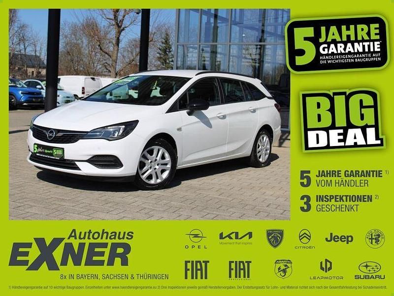 Schnee weiss Gebraucht 2021 Opel Astra Edition Kombi | 13.450 € (Superpreis) - Bild 1/4