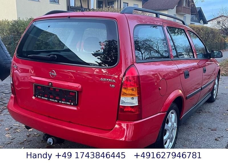 Gebraucht Opel Astra Selection 84 PS (61 kW) 2002 Rot Limousine