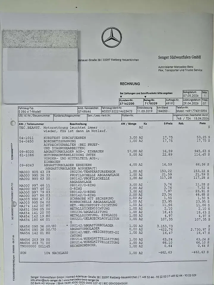 Gebraucht Mercedes E350 Avantgarde 286 PS (210 kW) 2019 Grau Kombi