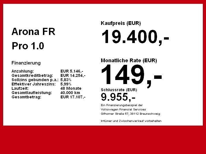 Gebraucht Seat Arona FR 110 PS (80 kW) 2023 Rot SUV