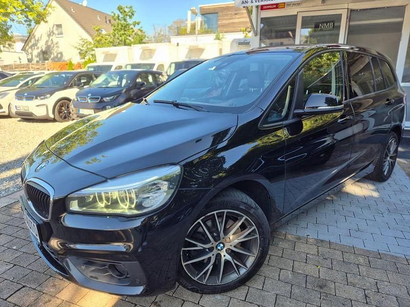 Schwarz Gebraucht 2016 BMW 218 Gran Tourer Van / Kleinbus | 13.990 € (Teuer) - Bild 1/4