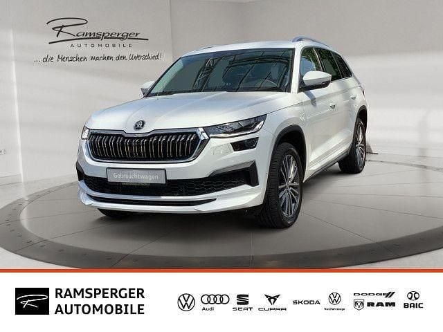 Weiß (moonweiß perleffekt) Gebraucht 2023 Skoda Kodiaq LAURIN & KLEMENT SUV | 38.990 € (Fairer Preis) - Bild 1/4