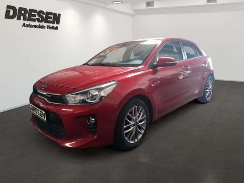Beg) signal red m (rot Gebraucht 2019 Kia Rio DREAM-TEAM Edition Kleinwagen | 10.750 € (Guter Preis) - Bild 1/4