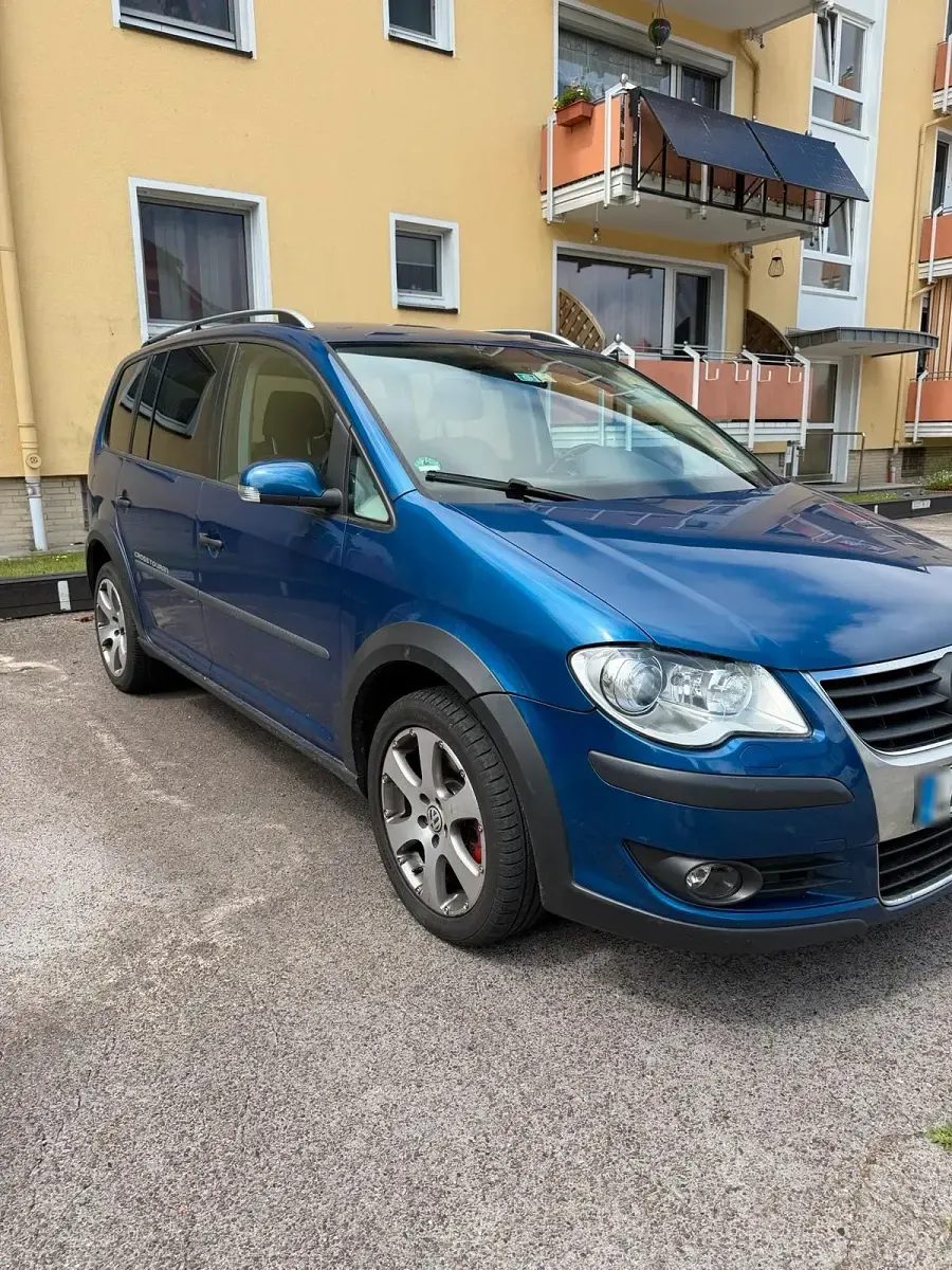 Gebraucht VW Touran Cross 170 PS (125 kW) 2008 Blau Van / Kleinbus