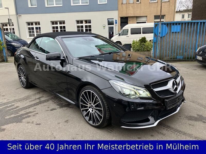 Gebraucht Mercedes E400 AMG 333 PS (244 kW) 2013 Obsidianschwarz  metalliclack Cabrio
