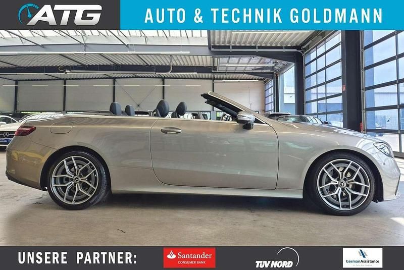 Mojavesilber Gebraucht 2022 Mercedes E220 AMG line Cabrio | 47.950 € (Fairer Preis) - Bild 1/4